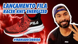 Seu cabedal em malha knit promove a entrada de ar por suas tramas, ventilando melhor o pé. Fila Racer Knit Energized Youtube