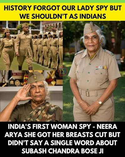 She Kept a Secret Under Torture. History Almost Forgot Her Name. Meet Neera Arya — India's first woman spy, and one of the bravest souls the freedom struggle ever produced. Working in