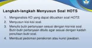 Contoh soal taksonomi bloom revisi c1 c6. Langkah Langkah Menyusun Soal Hots Untuk Sd Sekolahdasar Net