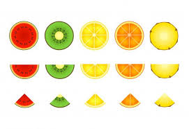 Download Slices Of Tropical Fruit Set For Free Fruits Tropicaux Tranche De Fruits Fruits