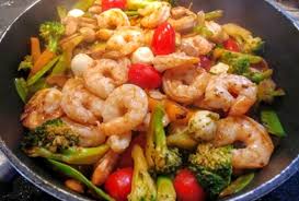 Recette Saute De Legumes Et Crevettes Seafood Recipes Healthy Recipes Food
