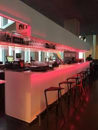 Join us saturday, july 3rd and crawl your way through brickell while celebrating america's birthday! Pinkish Red Neon Light Above The Corian Pure White Bar Foto Van Nhow Bar Rotterdam Tripadvisor