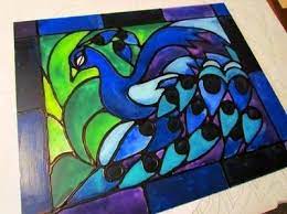 Faux Stained Glass Faux Stained Glass Stained Glass Diy Glass Art