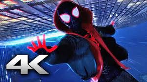 Spider gwen in city buliding. Spider Man Into The Spider Verse Leap Of Faith Movie Clip 4k Ultra Hd 2018 Trailer Youtube