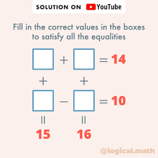 We did not find results for: Fill In The Boxes Math Puzzle Math Logic Puzzles Maths Puzzles Math Logic