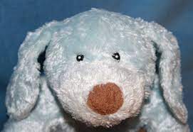 Baby Gund My First Puppy Dog Blue Plush 58252 Satin Tummy Feet Soft Toy 12 Plush Stuffed Animals Soft Toy Plush