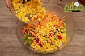 طريقة عمل سلطة الدجاج بالمكرونة خطوة بخطوة بالصور السلطات food vegetables corn