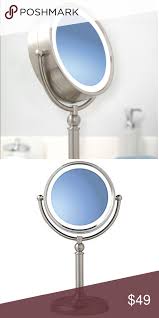 Fully adjusted vanity mirror with 1x and 10x magnification. Pin On My Posh Picks