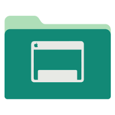 Browse and download hd desktop icon png images with transparent background for free. Desktop Icon Green Tropical Waters Folders Iconset Janosch