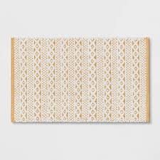 The right floor coverings feel pleasant underfoot and help to keep floors dry all while enhancing the overall look of the sink tub overstock your online bath mats rugs store. 20 X32 Chenille Bath Rug Gold White Threshold Target