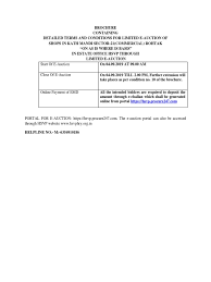 Haryana urban development authority, india. Brochure Of Sector 21 Commercial Kath Mandi Auction Government