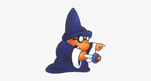 Paper mario coloring pages kamek. Magikoopa With Magic Wand Super Mario World Kamek Transparent Png 342x400 Free Download On Nicepng