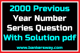 Maybe you would like to learn more about one of these? 2000 Previous Year Number Series Question With Solution Pdf