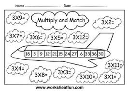 Kids completing this third grade math worksheet multiply by 3 to solve each equation and also fill in a multiplication chart for the number 3. Free Printable Fun Multiplication Worksheets Grade 3 Fun Guest