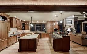Adding a kitchen island to your home provides extra space for food because of the unique floor plan, the kitchen also follows a unique layout. 25 Spectacular Kitchens With Two Islands Photo Gallery Home Awakening