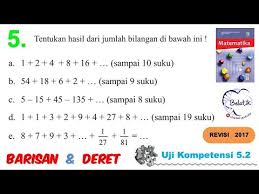 Latihan 5.2 kerucut halaman 293. Uji Kompetensi 5 2 No 5 Jumlah Suku Geometri Matematika Paket Bse 11 Sma K Revisi 2017