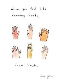 When You Feel Like Drawing Hands Marc Johns How To Draw Hands Sketch Book Drawings