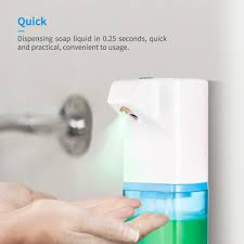 Soap dispenser touchless automatic kitchen bathroom smart sensor hand dispenser. Contactless Automatic Liquid Soap Dispenser Electroplated Sanitiser For Kitchen Bathroom Aziwo