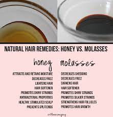 Molasses as a hair treatment many people have used blackstrap molasses as a topical hair treatment to smooth and improve the overall appearance and texture of the hair. Pin On Hair Lust