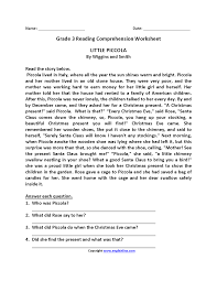 Passages with multiple choice questions … Reading Worksheets Third Grade Reading Worksheets