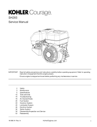 Kohler Engine Service Manual Manualzz Com