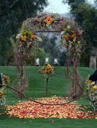Budget Friendly Outdoor Wedding Ideas For Fall 19 Fall Wedding Arches Outdoor Fall Wedding Outdoor Wedding