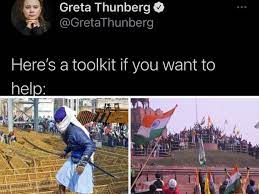 To shed a light on how absurd this whole situation is, we have curated the top 10 funniest greta thunberg memes from the internet. Greta Thunberg Exposed Greta Thunberg Shares Google Doc Revealing Farmer Protest Conspiracy Against India Deletes Tweet India News