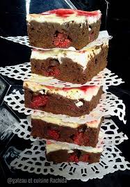 Cheesecake Brownies Aux Framboises Gateau Et Cuisine Rachida En 2020 Brownies Aux Framboises Recette Cheesecake Cheesecake