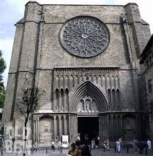 The fourteenth‐century esglesia de santa maria del pí is named for a pine tree (pí in catalan) that once stood nearby. Basilica Of Santa Maria Del Pi