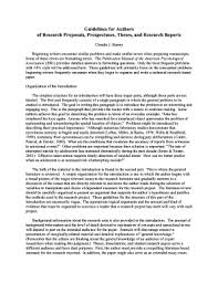 Acknowledgements publication manual of the american psychological for example, this sentence from a book: How To Write Literature Review Apa Style