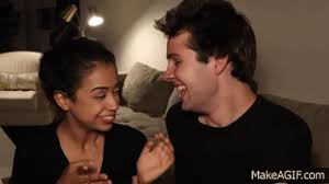 Internet personalities liza koshy and david dobrik arrive at the premiere of warner bros pictures'. Pin By Josie On Random Liza Koshy And David Dobrik Liza And David David Dobrik