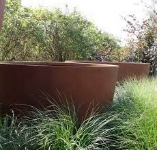 Find your round planter easily amongst the 411 products from the leading brands (lab23, vondom, magis,.) on archiexpo, the architecture and find square, urban planter in the shape of a ball, in painted steel or corten. Cado Round Large Corten Steel Outdoor Planter Pot H60 D60 Cm 170 Ltrs Cap From 425 99 Getpotted Com