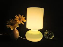 Vintage Ikea Lykta Lamp Retro Table Lamp In Green Hand Made Glass Table Lamp Night Light Retro Table Lamps Glass Table Lamp Lamp