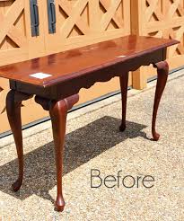 At rc willey, the magnolia manor antique white console bar table offers traditional style, with a lovely twist. White Washed Sofa Table Confessions Of A Serial Do It Yourselfer