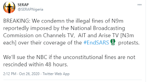 There is no psd format for tvs logo png in our system. Serap Threatens To Sue Nbc For Imposing Illegal Fines Of N9m On Channels Tv Ait And
