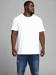 Great savings & free delivery / collection on many items. Jack Jones Organic Basic T Shirt White In Big Sizes Motleydenim Com