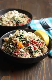 I often forget how easy couscous is to cook. Lemon Feta Couscous With Spinach