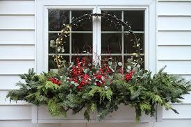 Holiday Cheer For Outside Christmas Window Boxes Outdoor Christmas Outdoor Christmas Decorations
