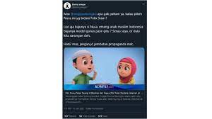 Denny siregar menunggu disomasi advokat muslim setelah mengomentari polemik hti organisasi terlarang. Denny Siregar Kritik Keras Kartun Nussa Bajunya Model Gurun Pasir Gitu Suara Bogor