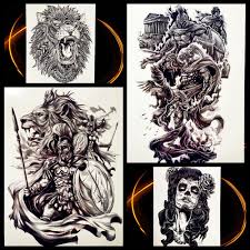 Suchen sie nach das antike römische tattoo. Sparta Krieger Temporare Tattoos Fur Manner Frauen Schwarz Korper Kunst Arm Realistische Gefalschte Lowe Tatoos Aufkleber Gunstig Kaufen Preis 2 Eur Kostenloser Versand Echte Bewertungen Mit Fotos Joom