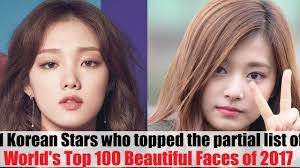 11 Korean Stars Who Topped The Partial List Of World S Top 100 Beautifu Korean Star Beautiful Face Face