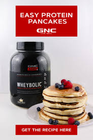 Easy Protein Pancakes Recipe Whey Protein Pancakes Whey Protein Recipes Whey Protein Recipes Shakes