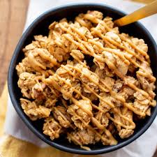 4 Ingredient Healthy Peanut Butter Granola Recipe Vegan Gluten Free Easy Homemade Beaming Baker