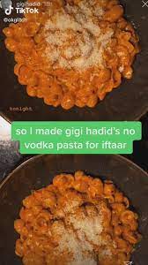 Gigi Hadid S Pasta Recipe Tiktok Video Diy Food Recipes Recipes Food Hacks Breakfast