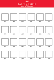 blank coloured pencil colour charts and value scales