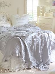 Our collection also includes quilts, duvets and luxurious linens. French Vintage Cottage Farmhouse Gray Matelasse Coverlet