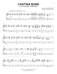 Cantina Band From Star Wars A New Hope Arr Phillip Keveren Piano Solo