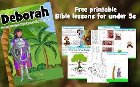 Show kids how awesome deborah truly is by letting them color this page. Deborah Free Bible Lesson For Under 5s Trueway Kids