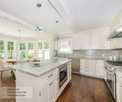 off white l shaped kitchen design with