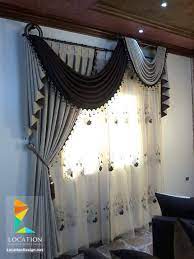 كتالوج ستائر صالونات وانتريهات من اشيك الستائر للريسبشن living room decor curtains luxury curtains living room decor
